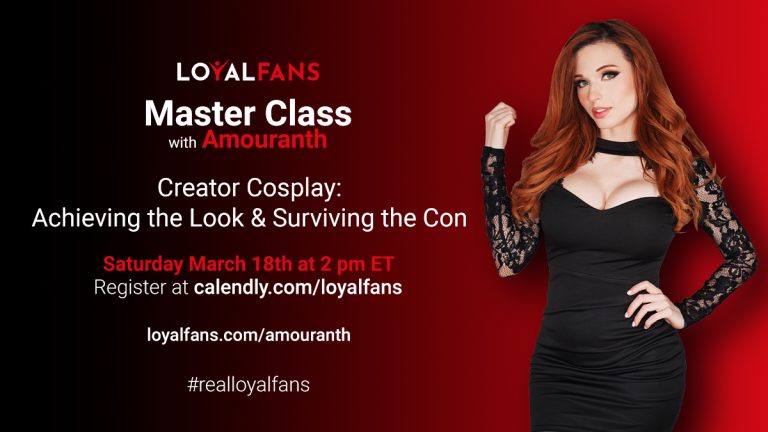 LoyalFans.com, Amouranth Announce ‘Creator Cosplay’ Master Class Event – @Amouranth, @realloyalfans