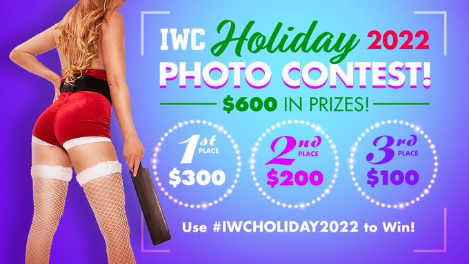 iWantClips Twitter Holiday 2022 Photo Contest ends January 2nd, 2023