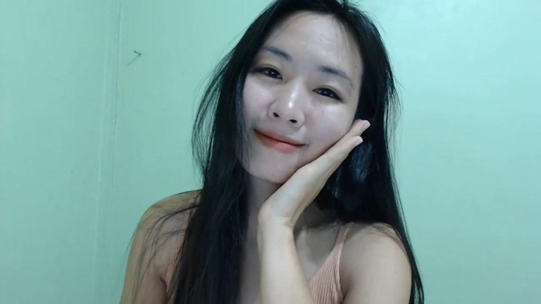 asiantabbyx – Sweet Asian Cam Girl Shows off Big Long Dark Perky Nipple Tits in Cam Show