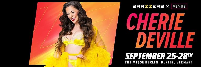 Cherie DeVille Set to Appear with Brazzers at 2025 VENUS Berlin Expo – @CherieDeVille, @Brazzers, @bsgpr