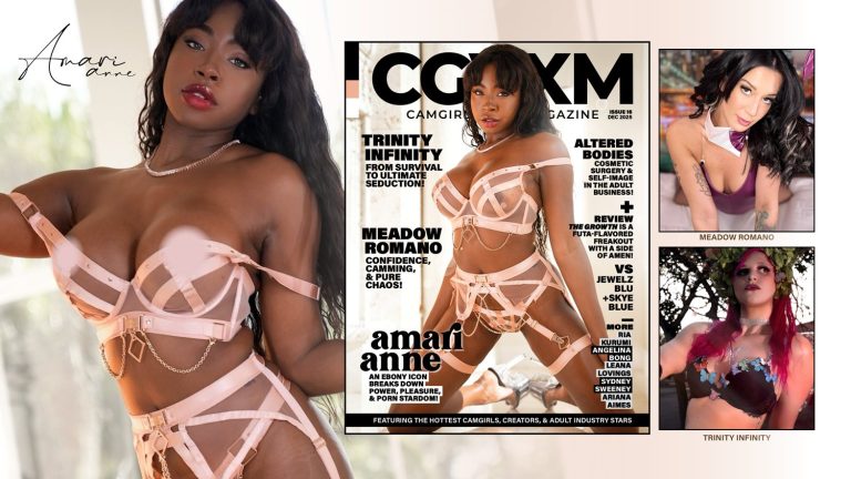 CamGirl Vixen Magazine Issue 16 Brings Amari Anne to the Cover – @AmariAnneX, @trinfinity69, @Gottiprincess11, @camgirlvixen, @pixelbabespr